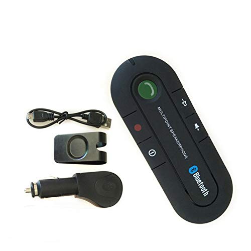 MeiBoAll Car Bluetooth Receiver Kit, Bluetooth 4.1 Hands-Free Wireless Talking Music Player Speakerphone Car Sun Visor Audio System - Thumbnail 7