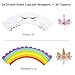 Daisyformals Unicorn Party Supplies Decorations with Unicorn Cake Topper,Unicorn Headband,24 Pcs Unicorn Cupcake Toppers Wrappers and Happy Birthday Banner + Unicorn Balloons Party Ballons (35 Packs)