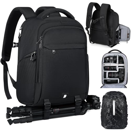 RAINSMORE Camera Backpack Camera Bag