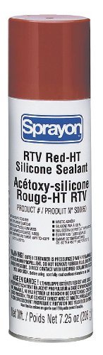 High Temp Red RTV Silicone Sealant, 8 oz.