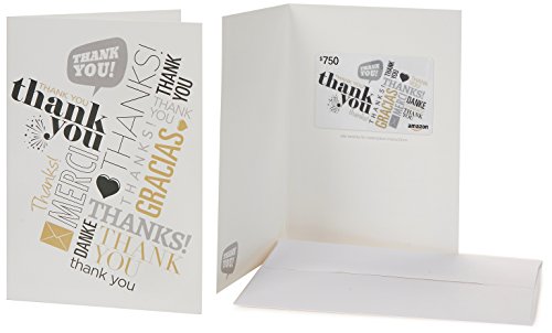 Amazon.com $750 Gift Card in a Greeting Card