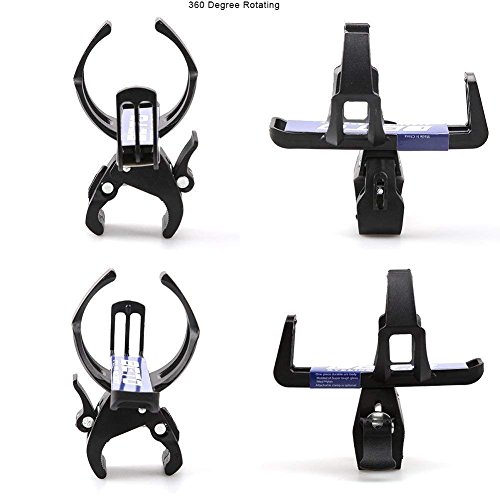 LIPROFE 2 PCS Adjustable Bike Water Bottle Holder Mountain Road Bicycle No Screws Bottle Cage Rack 360 Degree Rotating