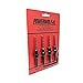 Countersink Drill Bit Set, 4 Piece #6 (9/64) Powerwolf PW1001 with Allen Key …