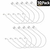iPhone Charger Cable for Charging Dock & Station Short USB to iPhone Cable Compatible w/iPhone X 7 8 Plus,iPhone 6,6s,6 Plus, iPad, iPod and More