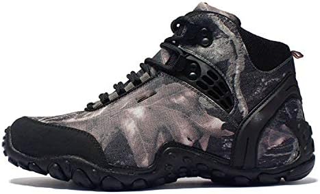 New Waterproof Canvas Hiking Shoes Boots Anti-Skid Wear Resistant Fishing Shoes
