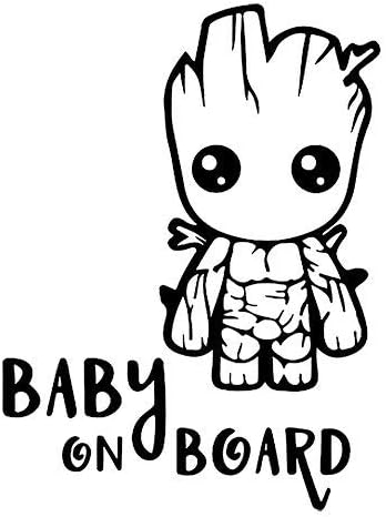 Pegatina Vinilo Bebe Groot a Bordo, Baby Groot on Board, Varios Tamaños: Amazon.es: Bebé