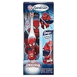 Spider-Man Spinbrush Battery Powered Toothbrush Plus 4.2 oz. Orajel Toothpaste