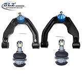 DLZ 4 Pcs Front Suspension Kit-2 Upper Control Arm Ball Joint Assembly 2 Lower Ball Joint Compatible with 1999-2004 Frontier 3.3L 6Cyl V (3275)(-) 2000-2004 Xterra