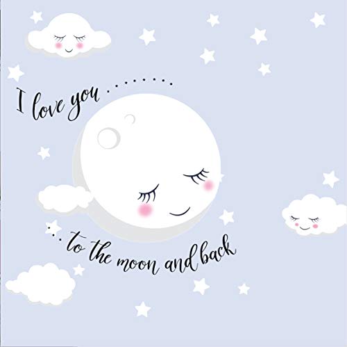Create-A-Mural-Moon-and-Stars-Night-Sky-Vinyl-Wall-Art-Decal-Sticker-Love-You-To-The-Moon-and-Back-Baby-Nursery-Wall-Decals-for-Girls-Boys-Room-Decor-55-DIY-Decorative-Bedroom-Peel-n-Stick-Mural