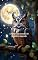 Livro Aurora e Luna: A Noite Encantada do Amuleto Sagrado. ("Aventuras de Aurora e Luna: As Criaturas da Floresta Encantada")