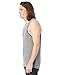 Alternative Men's Double Ringer Tank Shirt, Grey/Navy, Large