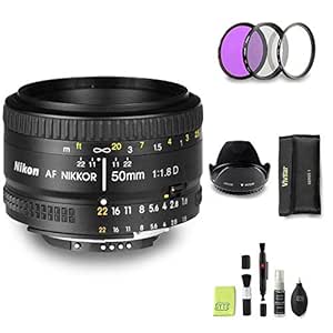 GYTE Bundle | Objetivo Nikon - AF Nikkor 50mm f/1.8D: Amazon.es ...