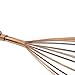 11 inch Stainless Steel Balloon Egg Whisk- Copper Coated-Rose Gold-Balloon Wire Whisk, Egg Frother, Milk Beater, Kitchen Utensil for Blending Whisking Beating Stirring