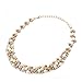 EVBEA Pearl Wedding Jewelry Set Affordable Gold Plated Faux Pearl Layered Statement Necklace and Earrings Set(S17)