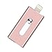 128GB iPhone USB Flash Drive, iOS Memory Stick, iPad External Storage Expansion for iOS Android PC Laptops (Pink)