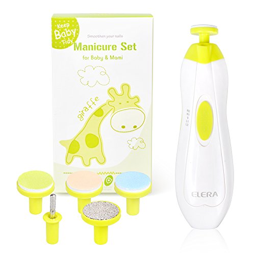 Elera Electric Baby Nail Clippers File for Newborns Fingernails and
