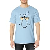 T-shirt SpongeBob Halloween - Grand Visage Imprimé - Coton Léger, Coupe Classique - Officiel Nickelodeon