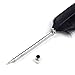Feather Ballpoint Pens - 2-Count Feather Calligraphy Pens, Quill Luxury Pens for Writing, Signatures, Executive Desk Pens, 0.7mm Fine Tip, Black and White, 9.45 Inches in Length