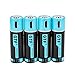 Rechargeable AA Batteries, 1500mAh Micro USB Charge, 1.5Hours Charging Fast Rechargeable Lithium Batteries, 1000 Cycle (4 Pack)