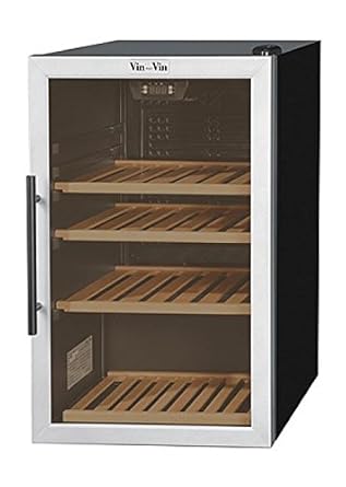 Climadiff VSV50 Independiente Nevera de vino Negro 52bottle(s) B ...