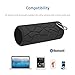 Transwin 958C Waterproof Wireless Bluetooth Speaker with Microphone - Black