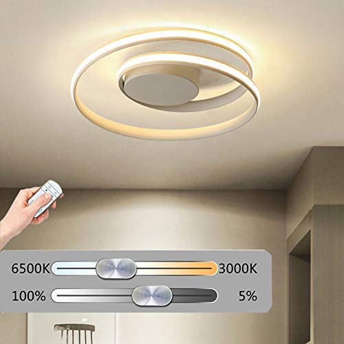 Dimmable Remote Control Modern Led Round Ceiling Lamp Bedroom Lamp