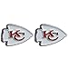 Siskiyou Sports NFL Kansas City Chiefs Stud Earrings, Zinc Alloy Steel Posts, Hypoallergenic, Enameled Team Logo