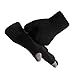 Lethmik Women's Solid Magic Knit Gloves Winter Wool Lined with Touchscreen Fingers Black, One Size (Superior Elasticity)