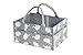 CozyCaddy Grey Diaper Caddy | Store Clothes, Teething Toys and Baby Stuff | Baby Shower Gift | 14