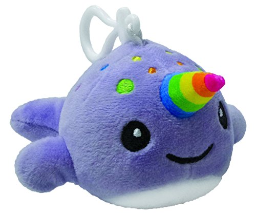 iscream mini squishem narwhal plushie bubble gum scented backpack clip SCENTCO Oh So Yummy Buddies, Creamsicle Plush with kind eyes and a gentle smile Esme (SV Ice Cream Cone)