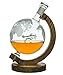Globe Liquor Decanter - Pilot Gifts for Men & Women Who Love Bourbon, Wine, Whiskey Decanter -1000ml- Airplane Gifts for Pilots (Sopwith Camel) Flying Air Force Gifts & Aviation Gift, Airplane Decor