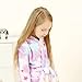   Unicorn Gifts Toys for Girls, BFYWB Soft Unicorn Hooded Bathrobe Sleepwear for Kids Toys for 4-5 Year Old Girls Unicorn Gifts for 4-5 Year Old Girls (Starry 4-5 Years)