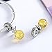 BAMOER Dazzling Summer of Love Pineapple 925 Sterling Silver Fruit Charms Bead for DIY Bracelet