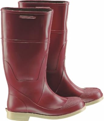 steel toe knee high boots