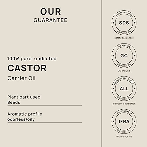 VINEVIDA Castor Carrier Oil Gallon Castor Oil Undiluted Bulk Gallon