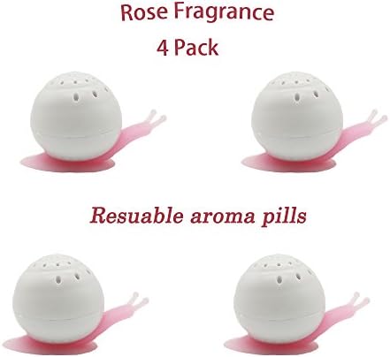 USide Reusable Air Freshener Solid Aromatherapy Cabinet Toilet Deodorant Fragrance Odor Eliminator for Bathroom ,Wardrobe,Shoebox & Car(Rose Scent)