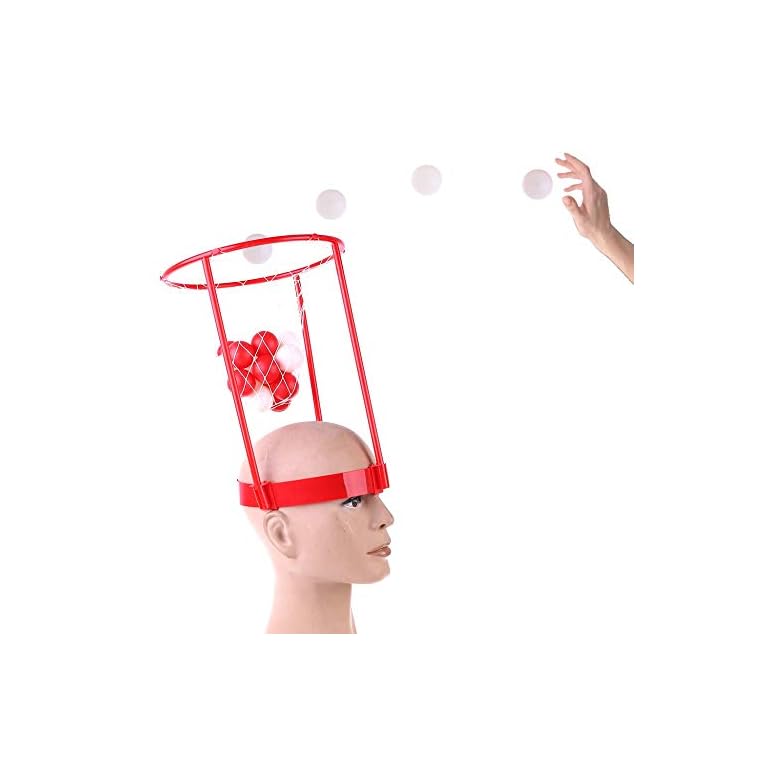 2 Pack Head Hoop Basketball Party Game for Kids and Adults Carnival