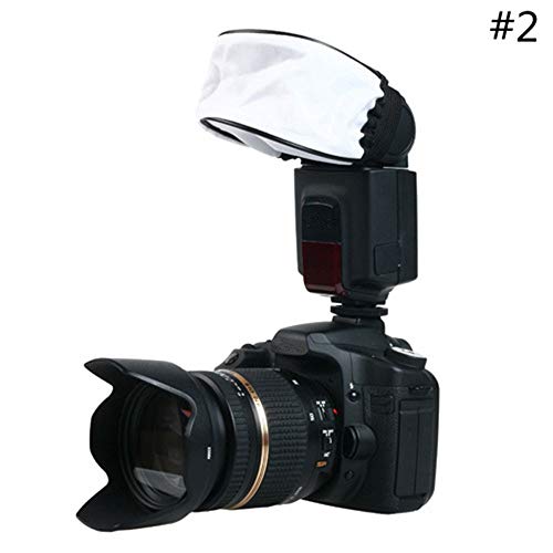 Rucan New Universal Camera Flash Reflector Lamp Photo Diffuser External Softbox B - Thumbnail 3