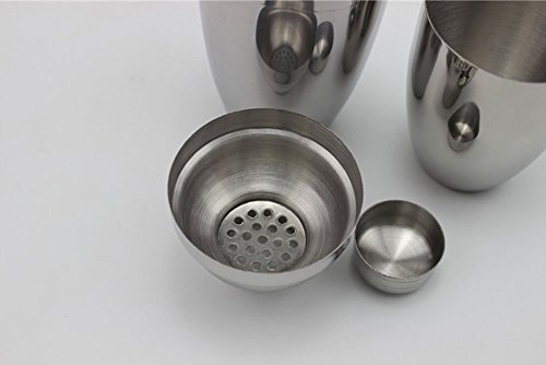 Lautechco Stainless Steel Martini Cocktail Shaker Bar Tools Wine Shakers (12 Oz/350ml)