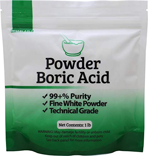 Duda Energy borp1 Fine Powder Boric Acid H3BO3 99, 1 lb. (Packaging may vary)