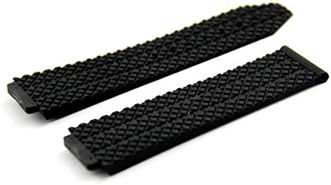 Paul03Daisy Silicone Strap, Replacement Band Texture 24mm Wristband Bracelet For Constant Watch Treasure Belt For HUBLOT 44-45 H BIG BANG