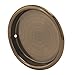 Prime-Line N 6764 2-1/8 In. Diameter, Stamped Steel Antique Brass Plated By-Pass Sliding Closet Door Pull Handle (2 Pack)