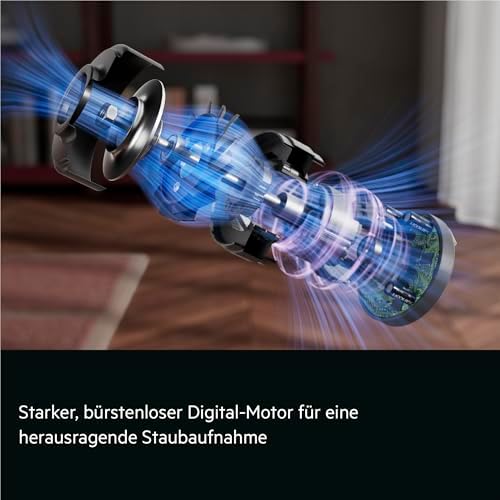 5000 kabelloser Akku-Staubsauger, Leichtgewicht (1,9 kg), MultiFloor-Bodendüse mit LED & Anti-Tangle, freistehende Ladestation, waschbarer E10-Filter, 18,5 V, Weiß, AP51UH18ST