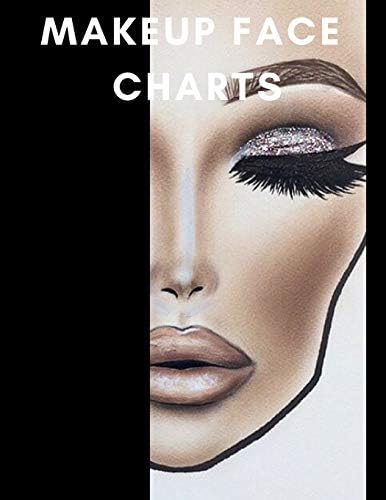 Makeup Face Charts: A Bold Blank Paper Practice Face Chart For Professional Makeup Artists