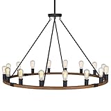 Kira Home Jericho 48" 16-Light Large Rustic