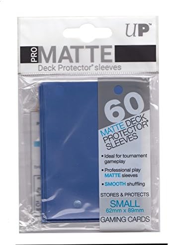 Ultra Pro Pro-Matte - Small Trading Card Deck Protectors - Card Sleeves 60 Per Pack - Yugioh Size (Blue)