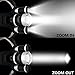 BenRan 6000Lm Headlamp IMPROVED LED,4 Light Modes Headlight,Zoom Flashlight with Rechargeable 18650 Battery & Dual Smart Charger,Hunting Helmet Light for Camping,Running (Focus Zoom Lights, Golden)