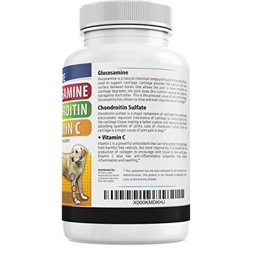 K9 Care Labs Glucosamine for Dogs 120 Chewable Tablets Joint