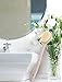 Bath Brush Back Scrubber Soft Shower Body Brush with Natural Wheat Straw Handle (Nordic Beige)