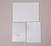 Hosmsua 50PCS White Wedding Invitations Kit 5 x 7.3 Inch Laser Cut Hollow Rose Rhinestone Pocket with Envelope for Quinceanera Bridal Shower Invite (White Ivory)